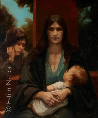 Suzanne LEUDET (XIX-XX) "Maternité"


Huile sur toile signée, datée en bas à droite


Dimensions...