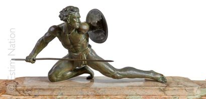 S.M. DE VOLTERRA (vers 1930) "Gladiateur"

Importante sculpture en bronze à patine...
