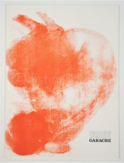 DERRIERE LE MIROIR N° 237 - GARACHE - 1980 Texte de Alain Veinstein, 28 p. 4 lithographies...