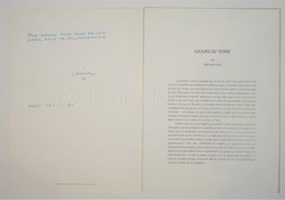 DERRIERE LE MIROIR - N° 242 - CHILLIDA - 1980 - SIGNÉ Texte de Bernard Noël, note...