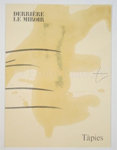 DERRIERE LE MIROIR N°253 - TAPIES - 1982 Textes de G. Raillard et J. Dupin, 26 p....