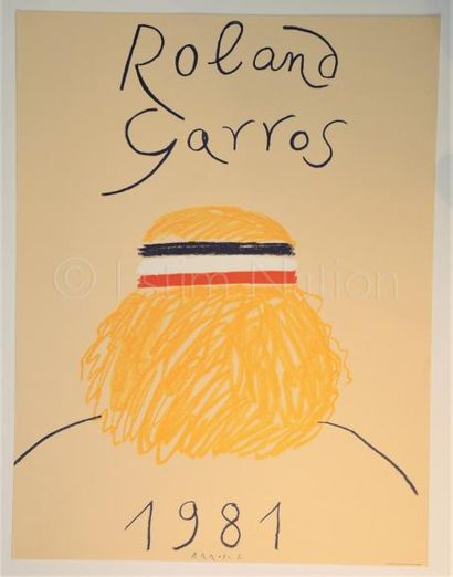 ARROYO EDUARDO (NÉ EN 1937) ROLAND GARROS, 1981. (Björn Borg) 


Impression offset...