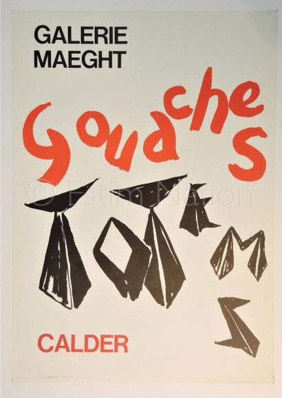 CALDER Alexander (1898 – 1986) & GALERIE MAEGHT Ensemble de 3 affiches. 


Arbre...