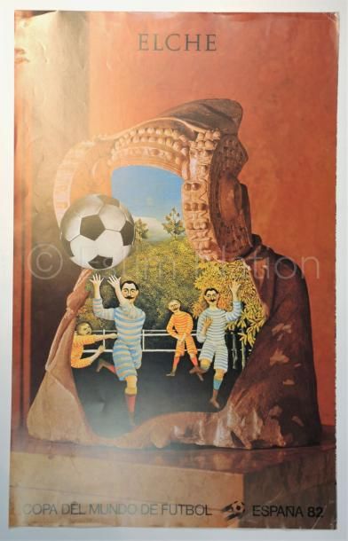 COUPE DU MONDE DE FOOTBALL Espagne 1982 - ERRO (né en 1932) La Coruna.


 Affiche...