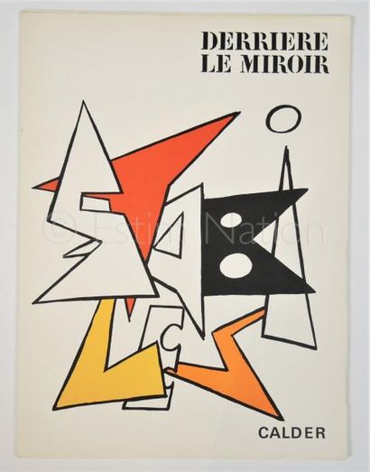 DERRIERE LE MIROIR N° 141 - CALDER - 1963 Textes de J. Jones et Michel Ragon, illustrés...