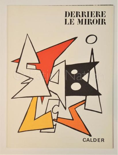 DERRIERE LE MIROIR N° 141- CALDER - 1963 Textes de J. Jones et Michel Ragon, illustrés...