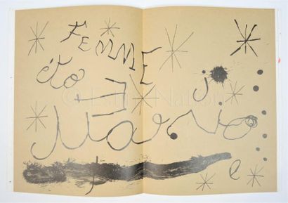DERRIERE LE MIROIR - N° 151- 152 - MIRO - 1965 - SIGNÉ Texte de J. Dupin « Peintures...
