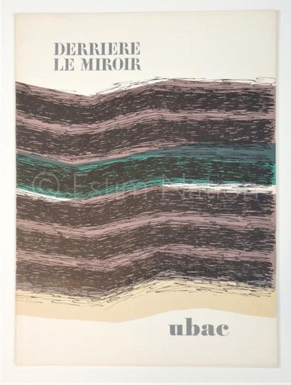 DERRIERE LE MIROIR N° 196 - UBAC - 1972 Texte de Gaëtan Picon, poème de Claude Esteban,...