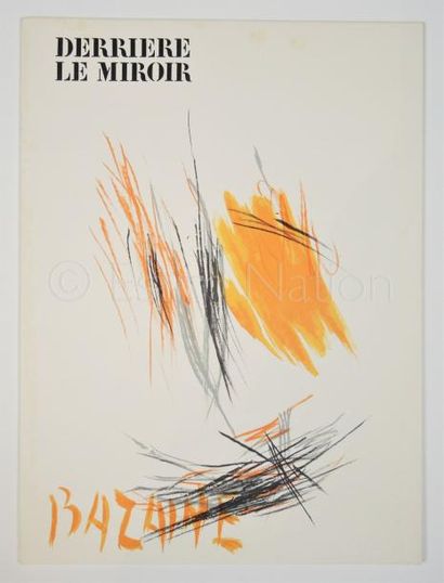DERRIERE LE MIROIR - N° 197 - BAZAINE - 1972 Texte de Marcel Jouhandeau illustré...