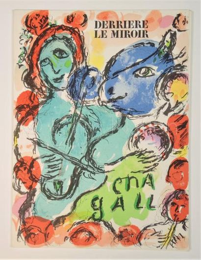 DERRIERE LE MIROIR N° 198 - CHAGALL - 1972 Texte de Louis Aragon illustré de 3 lithographies...