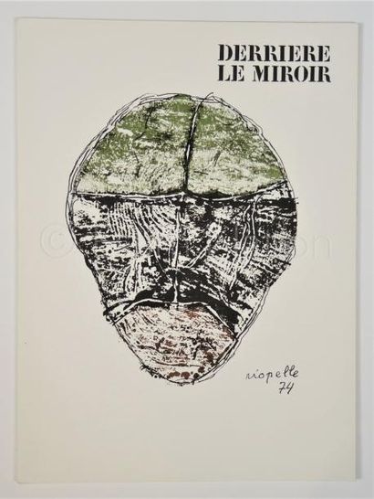 DERRIERE LE MIROIR - N° 208 - RIOPELLE - 1974 Texte de Jacques Dupin (l’Arctique)...