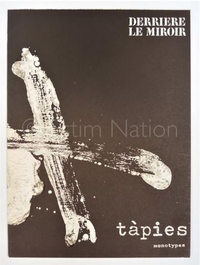 DERRIERE LE MIROIR - N° 210 - TAPIES - 1974 Monotypes. 4 lithographies originales...