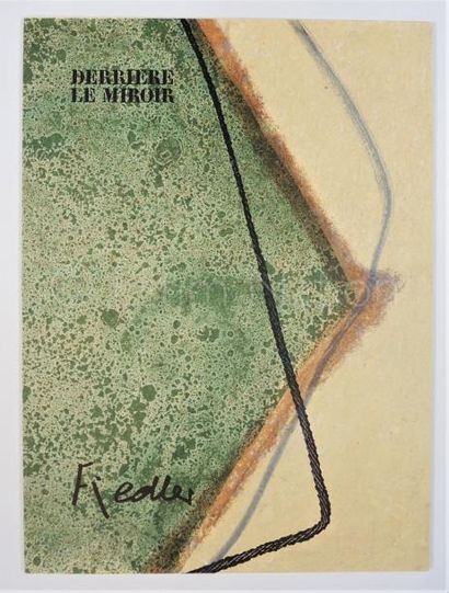 DERRIERE LE MIROIR - N° 211 - FIEDLER - 1974 Texte de Claude Esteban, 4 lithographies...