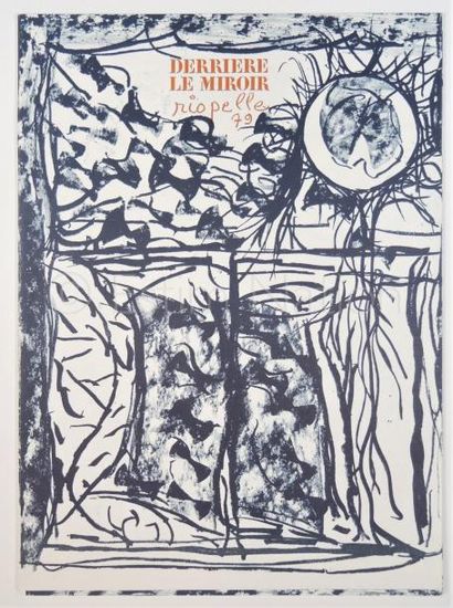 DERRIERE LE MIROIR N° 232 - RIOPELLE - 1979 Texte de Thomas Hess, 24p. 9 lithographies...