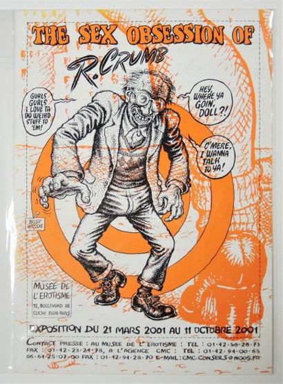 CRUMB Robert CRUMB Robert 




Grand carton d'invitation à l'exposition Robert CRUMB...