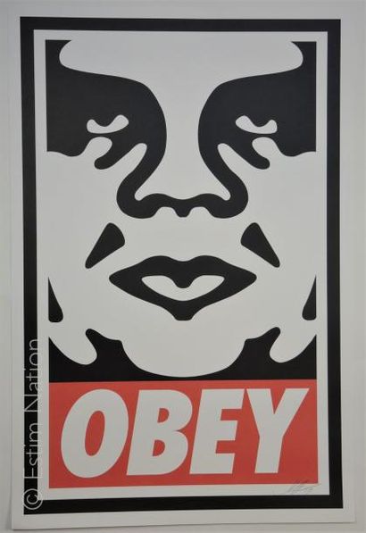 OBEY (Shepard Fairey dit) (né en 1970) "Obey"


Sérigraphie en couleurs sur papier...