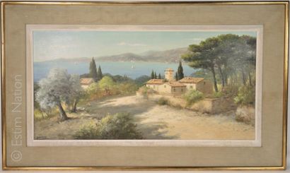 BELIZIO (XXème siècle) "Paysage côtier en Italie"


Huile sur toile signée en bas...