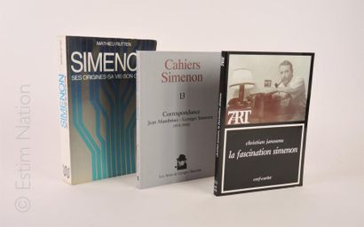 Georges SIMENON 1903-1986 Romans et études littéraires.M.Rutten''Simenon,ses origines''Wahle...