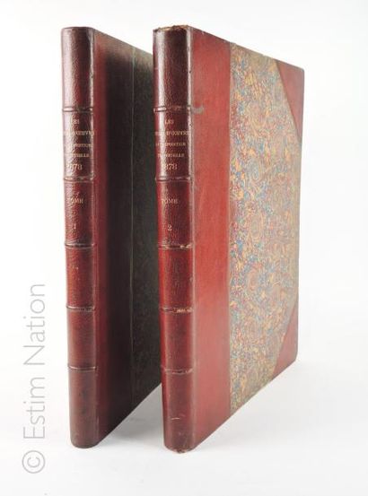 BERGERAT M.E 'Les chefs-d'œuvre d'art à l'exposition universelle 1878,deux volumes...
