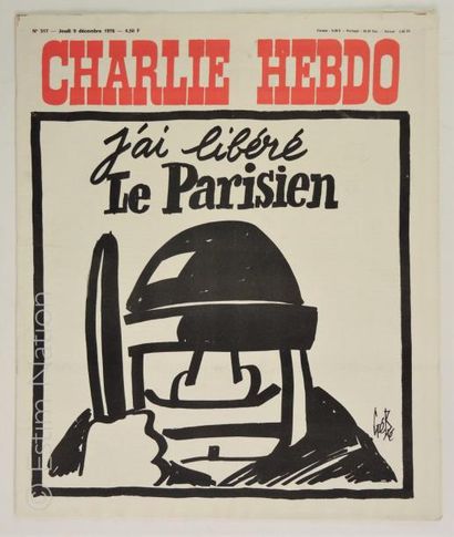 GÉBÉ 'CHARLIE-HEBDO'',ensemble de 10 numéros,tous des années 70,les plus prolifiques,avec...