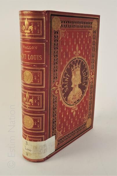 WALLON "Saint-Louis",Tours,Mame,1878,fort volume,grand in-8,cartonnage de l'éditeur,en...