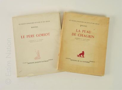 BALZAC Honoré de "'Le père Goriot'',illustrations de Curutchet,éditions de Vautrain...