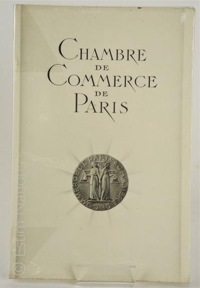 REGIONALISME - PARIS CHAMBRE DE COMMERCE DE PARIS


Broché


TBE