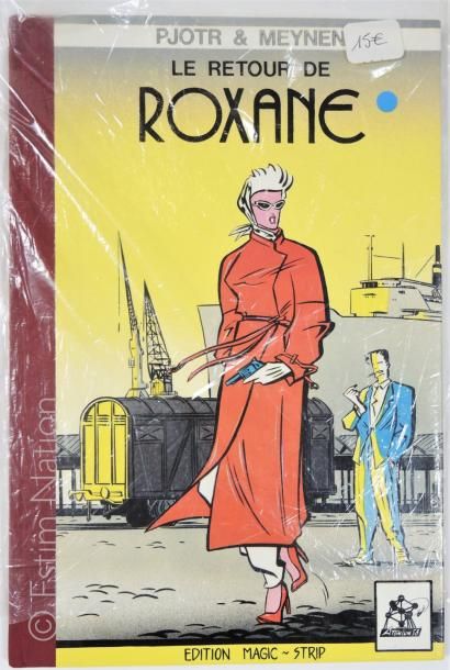 PJOTR Retour de Roxane - Magic-Strip, 1982 - 24,5x16,5 cart. dos toilé - EO - TB...