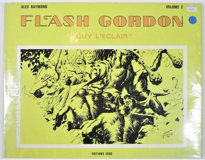 RAYMOND et MOORE ALEX et D. Flash Gordon, T2 - éd. Serg, 1973 - rééd., jaquette verte...
