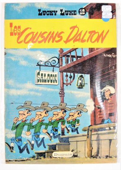 MORRIS Lucky Luke, Les cousins Dalton T12 - Dupuis, réed. 1958 - 12a - plats moyen...