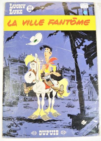 MORRIS Lucky Luke, La ville fantôme EO T25 - Dupuis,1965 - plats frottés et felures,...
