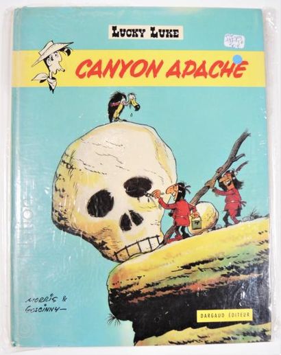 MORRIS Lucky Luke, Canyon Apache - Dupuis,1971 - EO - plat Sali, 2e plat et tranche...