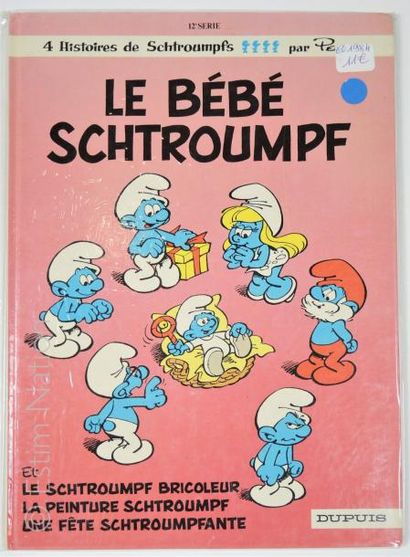 PEYO Schtroumpfs, Le bébé schtroumpfs T12 - Dupuis, 1984 - EO - BE, texte sur pdg...