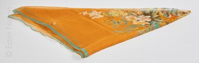 KENZO Studio ETOLE en mousseline de soie imprimée d'un motif floral (110 x 110 c...