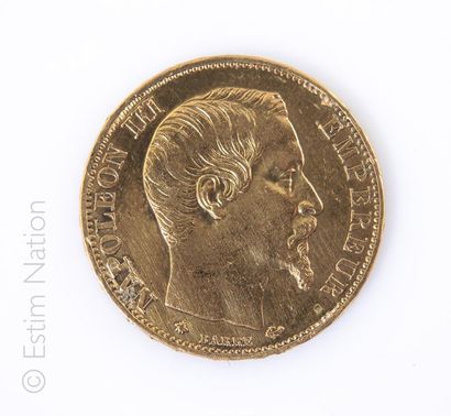 20 FRANCS OR - 1859 Pièce de 20 Francs or Napoléon III de 1859. Poids: 6.45g