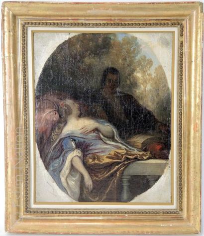 LONGUET Alexandre Marie (1805 - 1851) "Scène galante"


Huile sur toile, signé en...