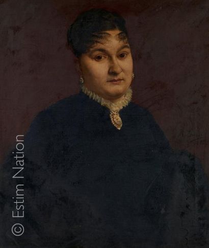 Rudolf ERNST (1854-1932) "Portrait de femme au médaillon"


Huile sur toile signée...