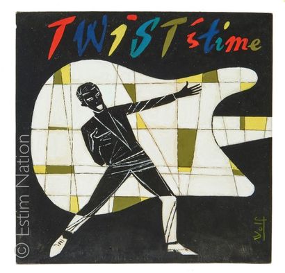 WOLF (XXe) « Twist’s time »


Gouache. Projet d’illustration de disque.


Signé


Dim.:...