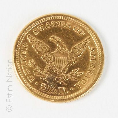 NUMISMATIQUE Pièce or (900/°°) USA 2 1/2 Dollar Quarter Eagles


Pds : 4,14 gr.