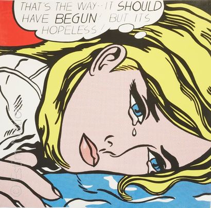 Roy Lichtenstein Roy LICHTENSTEIN (1923-1997) d'après ''That's the way…'' Sérigraphie...