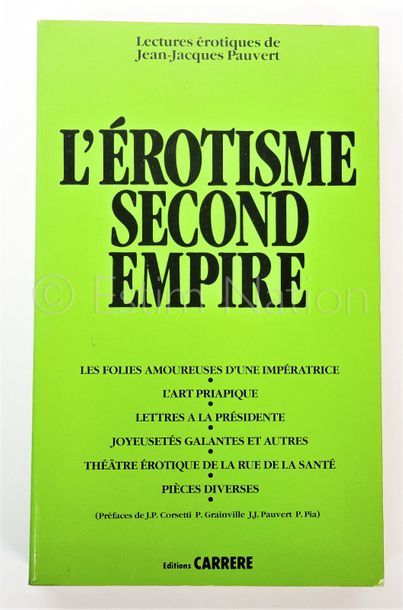 COLLECTIF COLLECTIF


Lettres érotiques de Jean-Jacques Pauvert - L'érotisme second...