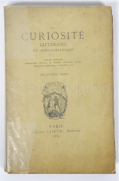 COLLECTIF COLLECTIF


La curiosité littéraire et bibliographique - 3ème série - Paris...
