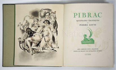 LOUYS, Pierre (1870-1925) LOUŸS, Pierre (1870-1925)


" Pibrac "- quatrains érotiques...