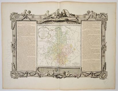 WESTPHALIE;CARTE GEOGRAPHIQUE XVIIIe SIECLE MACLOT et DESNOS, "Atlas général, méthodique...