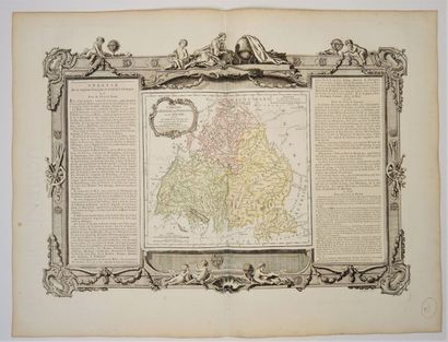 BAVIERE, CARTE GEOGRAPHIQUE XVIIIe SIECLE MACLOT et DESNOS, "Atlas général, méthodique...