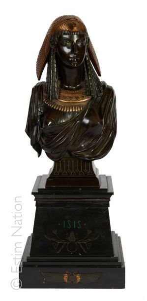 Émile HÉBERT (1828-1893) "Isis"


Sculpture en bronze ciselé à patine brune et dorée....