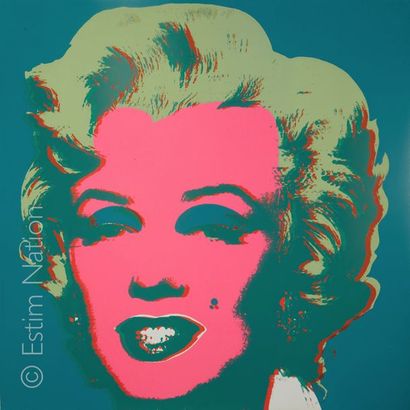 ANDY WARHOL Andy WARHOL (1928-1987) d'après Marilyn Monroe Sérigraphie en couleurs...