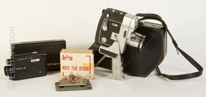 LOT DE CAMERAS Lot de deux caméras dont : Bell & Howell avec étui et Microflex avec...