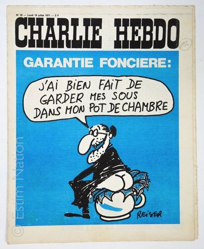 REISER- CHARLIE-HEBDO N°35, 19 juillet 1971, très bon état