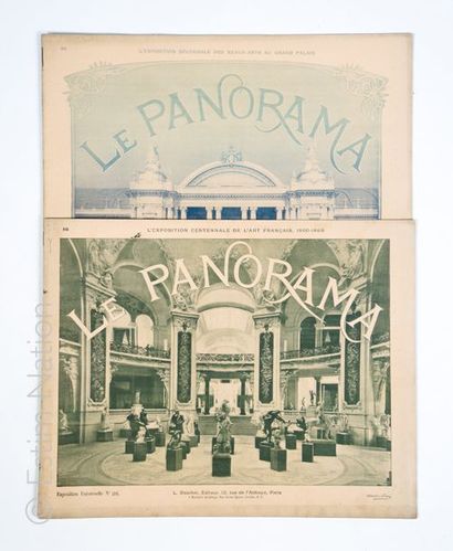 Art ''Le panorama'', n° 22 et 25 consacrés à l'exposition universelle de 190, avec...